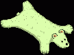 Tapete de Urso Verde